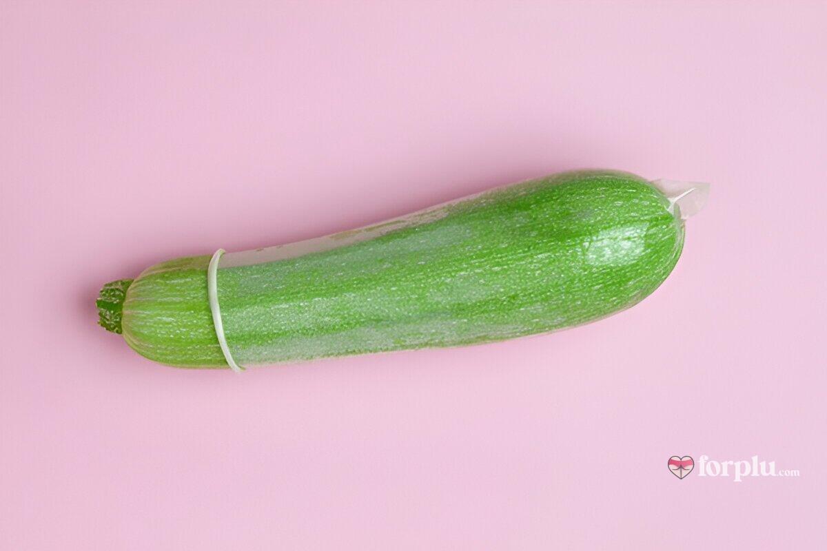 A sanitized cucumber on a clean surface, ready for safe preparation.