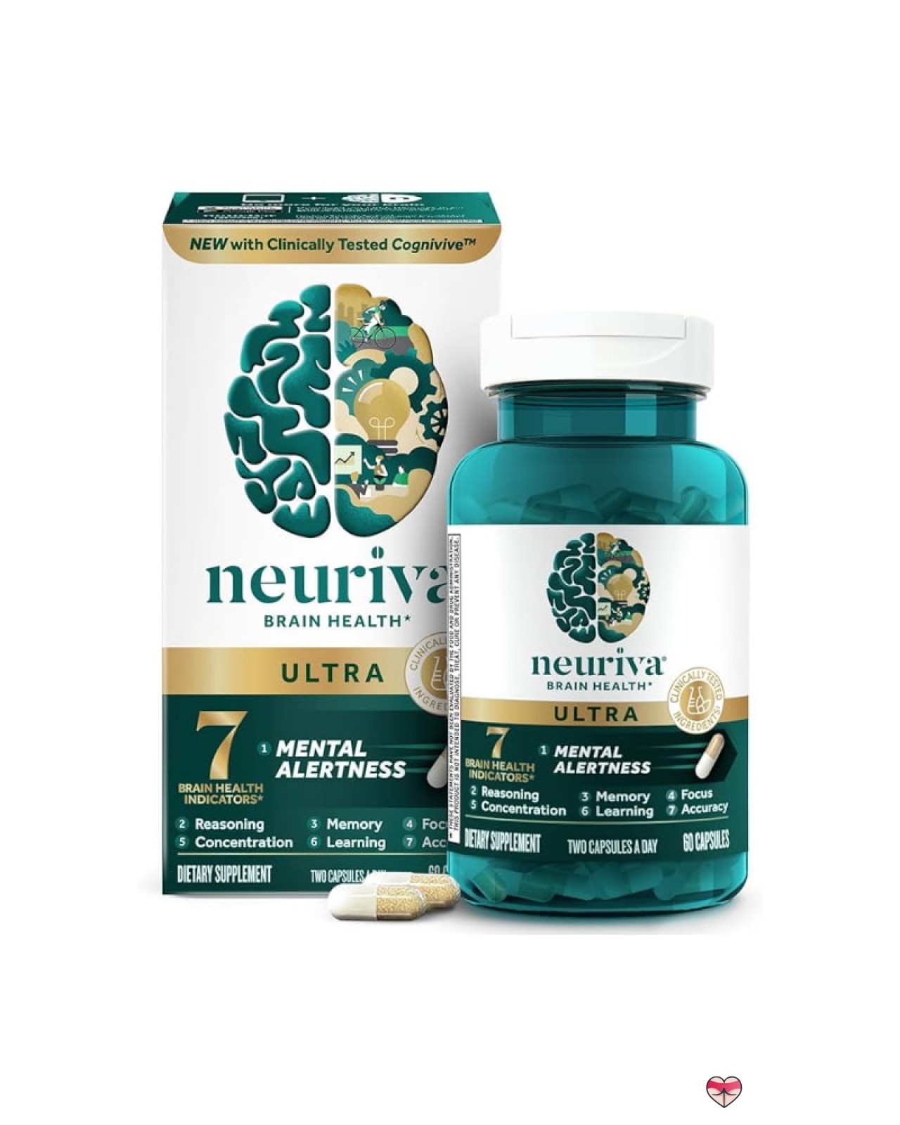 Brain Supplement for Mental Alertness, Memory, Focus & Concentration